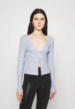 Bonne Qualité Nly by Nelly BUTTON DOWN CARDIGAN - Gilet pulls et gilets col en v profond femme