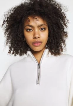 Nly by Nelly CONTRAST ZIP SWEATER - Sweatshirt Vendre-Réclame sweats & sweats à capuche col camionneur femme -Nly by Nelly boutique c39c87fd221642d5bd788e94815fc5dc