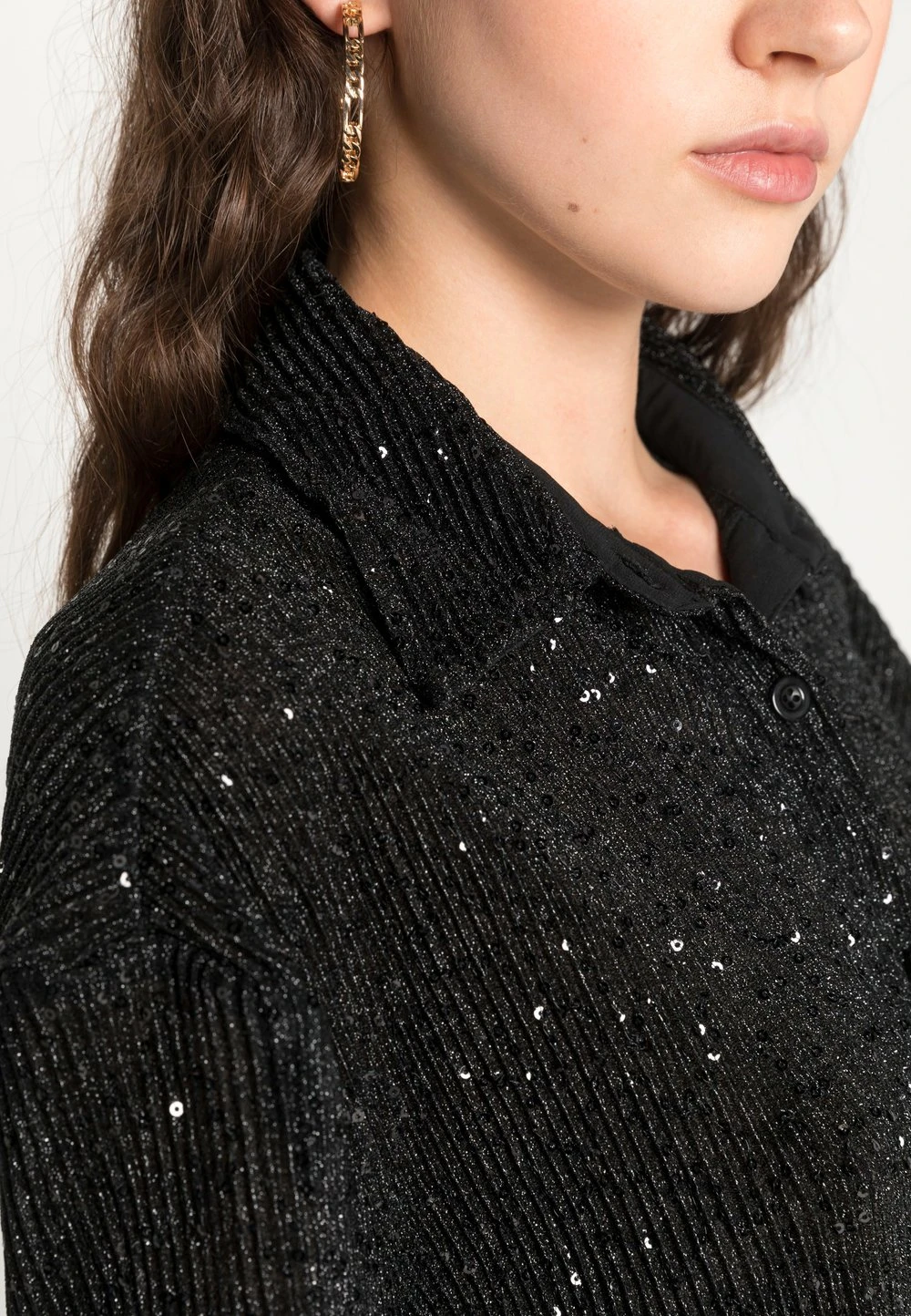 c67095652db8427ba1437437d2fc5afd.jpg Nly by Nelly BLING ME SEQUIN - Chemisier Prix Refroidis chemises & blouses col chemise femme -Nly by Nelly boutique c67095652db8427ba1437437d2fc5afd