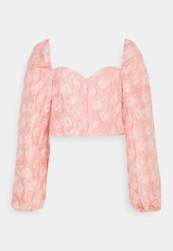 Nly by Nelly Prix Imbattable PUFFY SLEEVE HEART - Blouse chemises et blouses echancrure dos femme -Nly by Nelly boutique cc2f0cf53bc049a98bbf6fcbf83128f8