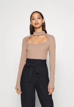 Nly by Nelly Prix Acceptable MAKE THE CUT - T-shirt Ă manches longues t-shirts et tops encolure large ronde femme