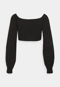 Nly by Nelly LUXURIOUS DRAWSTRING - T-shirt à manches longues Qualité Excellente t-shirts et tops col en v profond femme -Nly by Nelly boutique d056756d62a046c99cbf80c8e783fae8