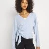 Nly by Nelly Bon Rapport Coût-Efficacité LUXURIOUS WRAP - T-shirt à manches longues t-shirts et tops cache-cœur femme -Nly by Nelly boutique d11597b28abc4f8698016beea825b328