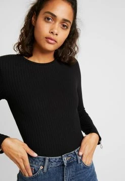 Nly by Nelly Meilleure qualité ZIP SLEEVE - T-shirt à manches longues t-shirts et tops col rond femme -Nly by Nelly boutique d2998b5f7a75488c9eac760e749ffc3a