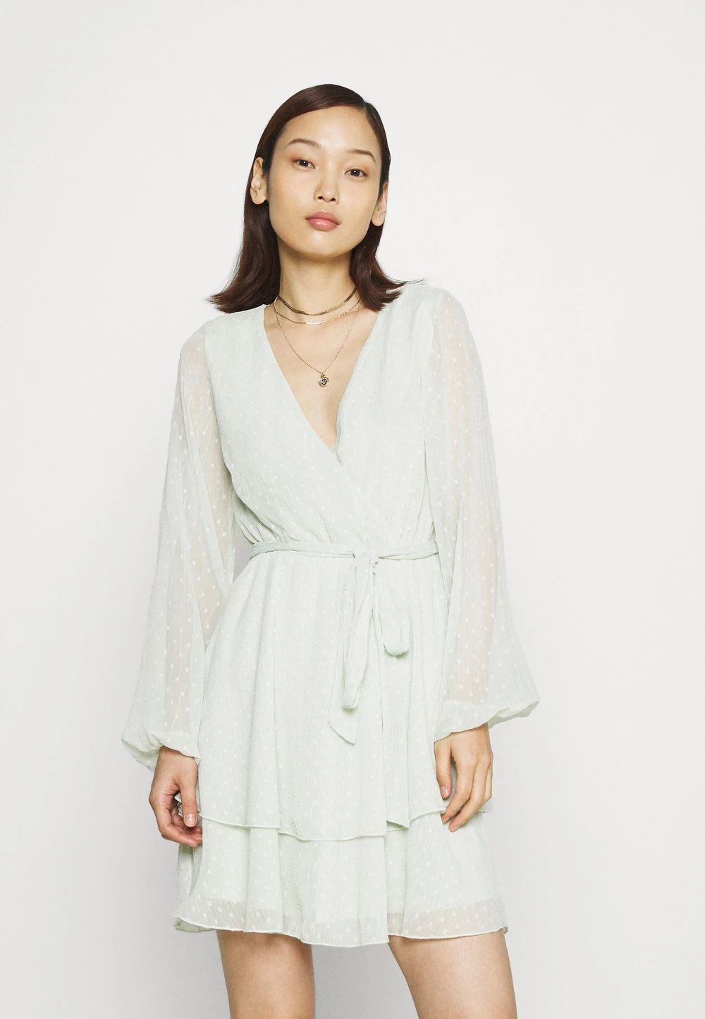 Nly by Nelly Assurance De l’Authenticité LOVEABLE WRAP DRESS - Robe de soirée robes col en v profond femme 3 Nly by Nelly Assurance De l’Authenticité LOVEABLE WRAP DRESS - Robe de soirée robes col en v profond femme