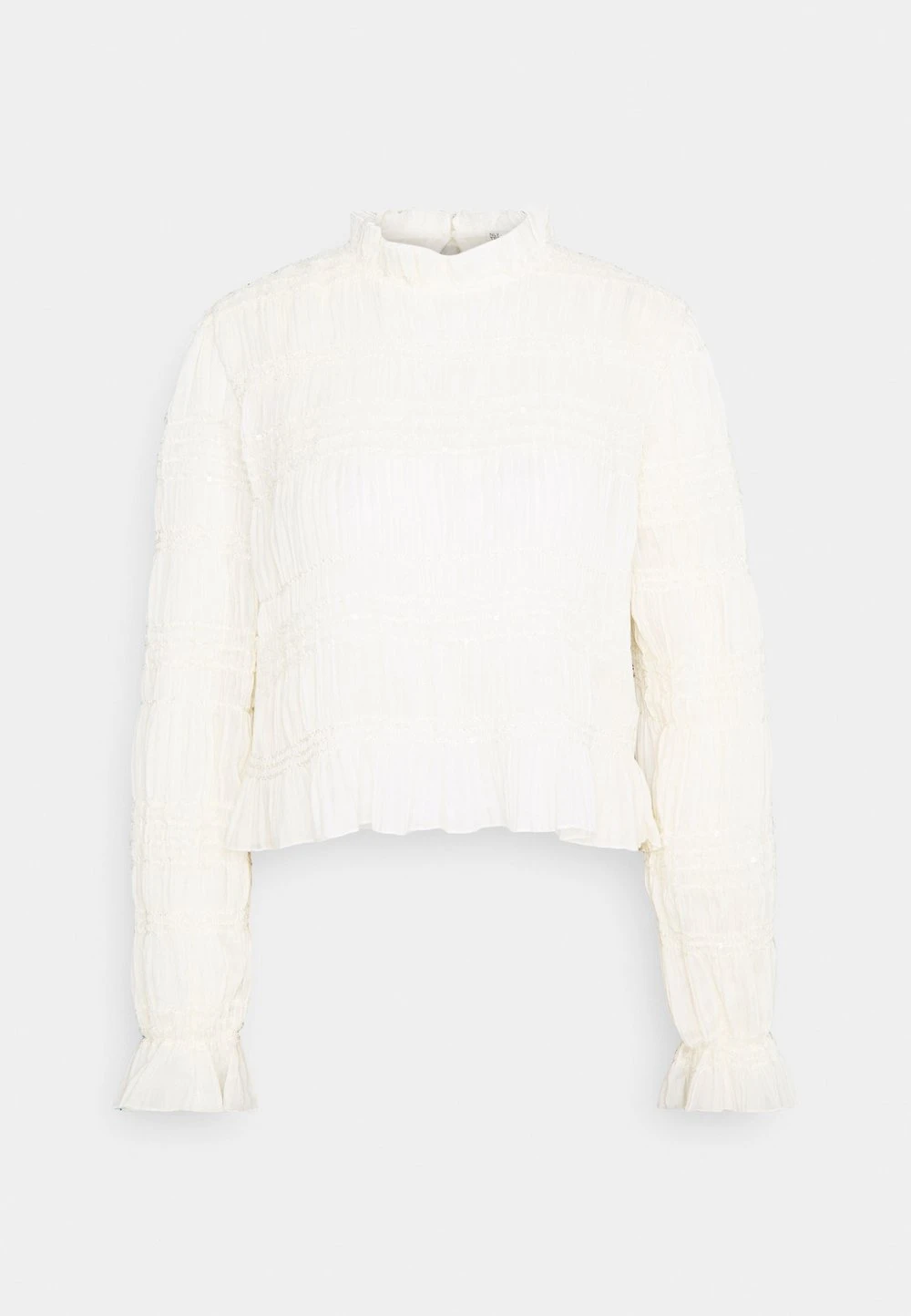 Nly by Nelly RUCHED GLITTER BLOUSE - T-shirt à manches longues Prix Dégriffé t-shirts et tops col rond femme 8 Nly by Nelly RUCHED GLITTER BLOUSE - T-shirt à manches longues Prix Dégriffé t-shirts et tops col rond femme – Image 6