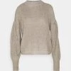 Nly by Nelly Prix Jamais Vus PUFF UP SLEEVE KNIT SWEATER - Pullover pulls et gilets col officier femme
