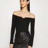 Nly by Nelly OFF SHOULDER - T-shirt à manches longues Garantie De Qualité 100% t-shirts et tops carmen femme -Nly by Nelly boutique dbfba59870db40d4997347d34ec81473