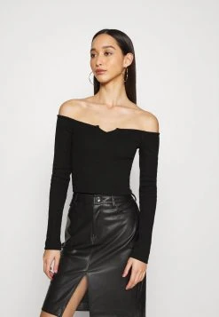 Nly by Nelly OFF SHOULDER - T-shirt à manches longues Garantie De Qualité 100% t-shirts et tops carmen femme