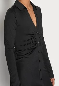 Haute Qualité Nly by Nelly COLLAR DRESS - Robe en jersey robes col en v profond femme -Nly by Nelly boutique ec2e44b42cc543a8badcc1417742ba8d