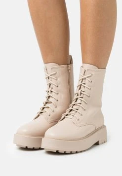 Meilleure qualité Nly by Nelly PERFECT LACED UP BOOT - Bottines à plateau rond femme