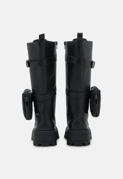 En Remise Nly by Nelly BAD TO THE BONE BOOTS - Bottes à lacets carré femme -Nly by Nelly boutique f61363f6c8424352b58b21a5ed5b826b