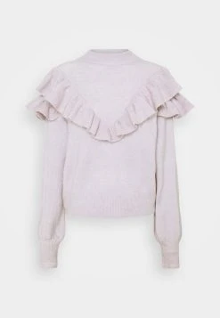 Nly by Nelly FRILLED TO SEE YOU - Pullover Qualité garantie 100% pulls et gilets col officier femme -Nly by Nelly boutique f9735ee086b8445c9a6fe9339cb5b2f7