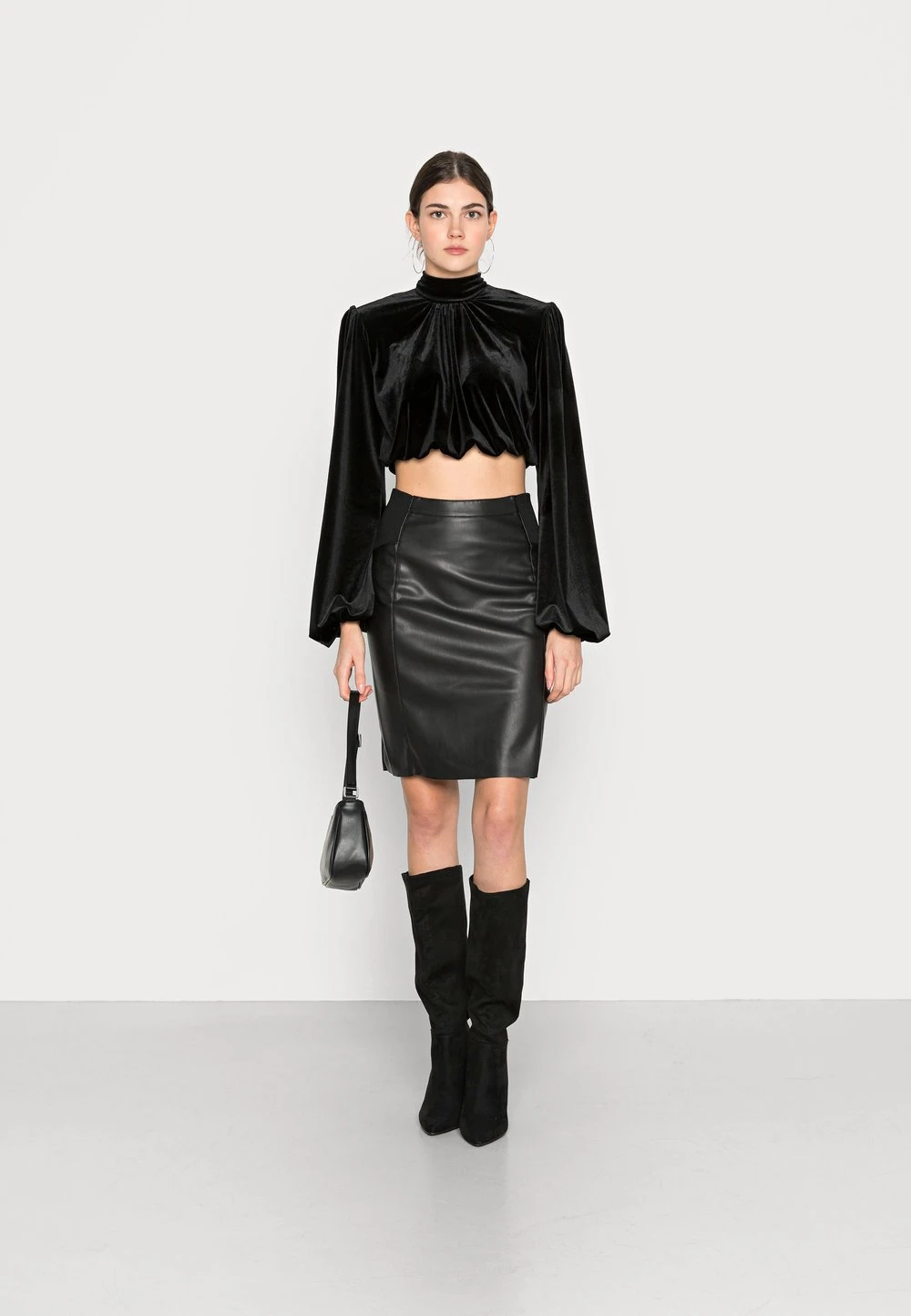 Nly by Nelly Rabais VOLUME BLOUSE - T-shirt à manches longues chemises & blouses col officier femme 4 Nly by Nelly Rabais VOLUME BLOUSE - T-shirt à manches longues chemises & blouses col officier femme – Image 2