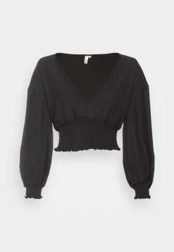 Nly by Nelly SMOCKED WAIST BLOUSE - Blouse Prix Abordable chemises et blouses col en v profond femme -Nly by Nelly boutique fb40a029b351494788bed3cc78370f10