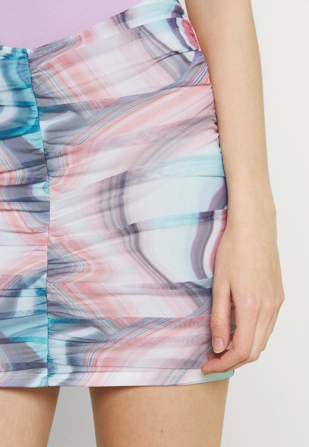 Prix Dynamité Nly by Nelly PRINT RUCHED SKIRT - Minijupe jupes imprimé femme 7 Prix Dynamité Nly by Nelly PRINT RUCHED SKIRT - Minijupe jupes imprimé femme – Image 5