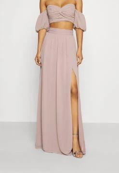 Nly by Nelly MY WAY RUCHED SKIRT - Jupe longue Prix Compétitif jupes fermeture éclair femme