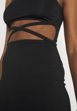 Nly by Nelly En Remise CROSS WAIST MIDI DRESS - Robe en jersey robes col rond femme -Nly by Nelly boutique fd6f7a1f9c124c62b2200e3f7543f187