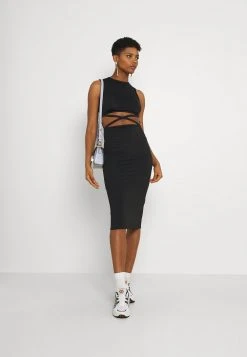 Nly by Nelly En Remise CROSS WAIST MIDI DRESS - Robe en jersey robes col rond femme -Nly by Nelly boutique ff4016b40e8c457c8e0ee494236ba0df